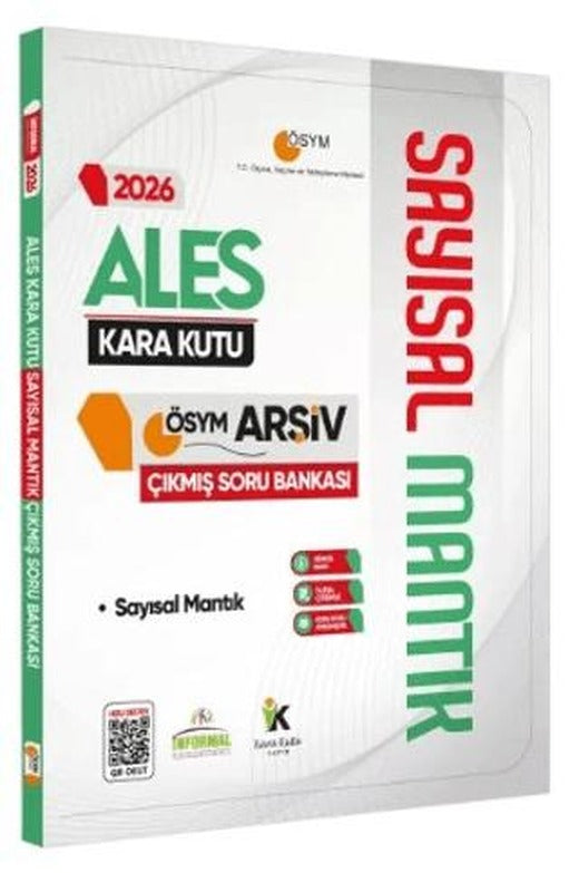 2026 ALES SAYISAL MANTIK Kara Kutu Konu Özetli Dijital Çözümlü ÖSYM Çıkmış Soru Havuzu Bankası | Karakutu Yayın (Ciltsiz)