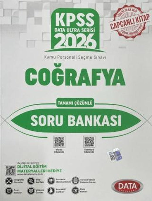 2026 KPSS Hibrit Plus Ultra Serisi Coğrafya Soru Bankası - Karekod Çözümlü + Dijital Eğitim Platformu