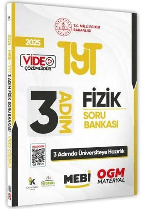2025 TYT MEBİ-OGM 3 ADIM Fizik Soru Bankası Video Çözümlü