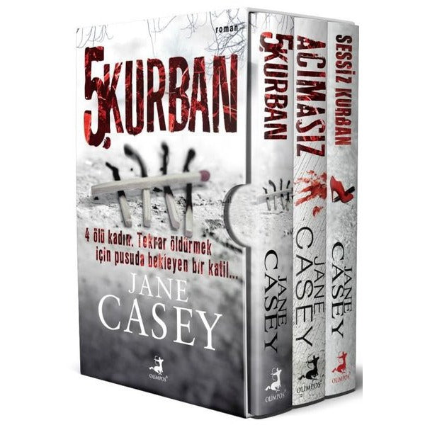 Jane Casey Maeve Kerrigan Serisi 1 - 3 Kitap Takım - Kutulu | Olimpos Yayınları