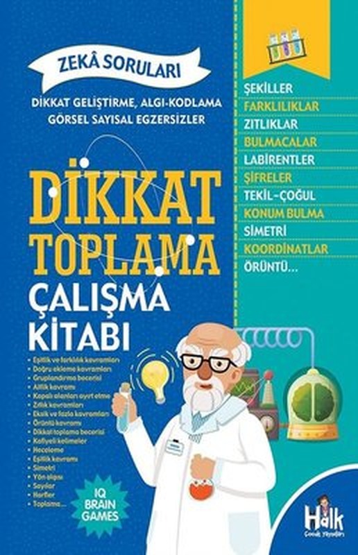 Dikkat Toplama Çalışma Kitabı | Halk Kitabevi
