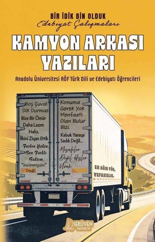 Kamyon Arkası Yazıları | Serüven Yayınevi (İnce Kapak)