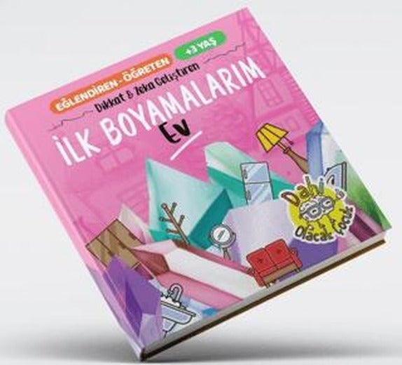 İlk Boyamalarım - Ev | Dahi Olacak Çocuk Yayınları (Ciltsiz)