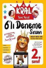 2.Sınıf 6 Deneme Sınavı Kral Yeni Nesil - Damla kitap kapağı