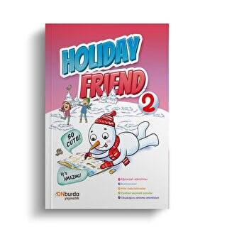 ONburda Yayınları 2. Sınıf Holiday Friend Yarıyıl Tatil Kitabı - Kolektif kitap kapağı