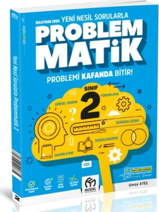 2.sınıf Kolaydan Zora Yeni Nesil Sorularla Problemmatik kitap kapağı
