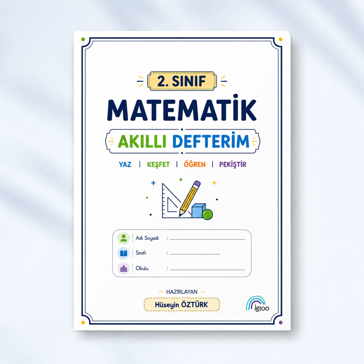 2.Sınıf Matematik Akıllı Defterim kitap kapağı