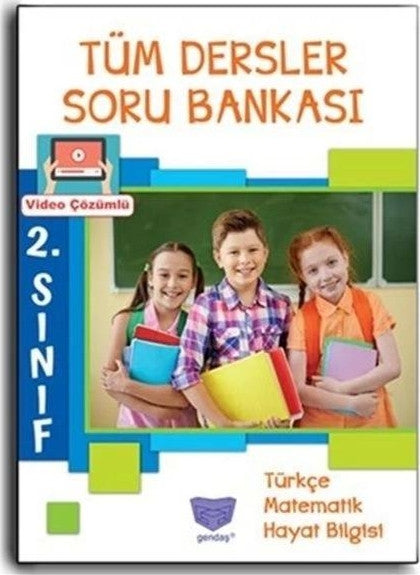 2.Sınıf Tüm Dersler Soru Bankası Gendaş Yayınları kitap kapağı