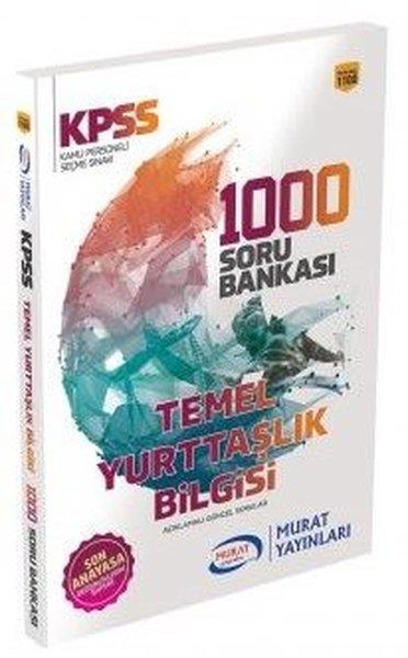 2022 KPSS Temel Yurttaşlık Bilgisi 1000 Soru Bankası | Murat Yayınları (İnce Kapak) - Resim 1