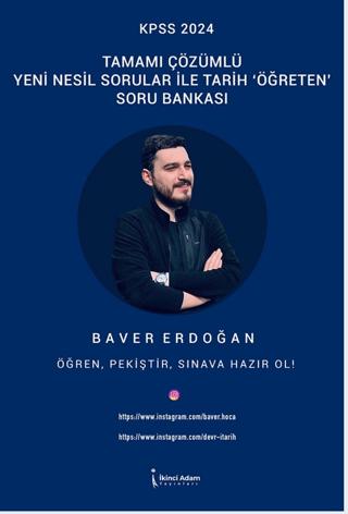 KPSS Tamamı Çözümlü Yeni Nesil Sorular İle Tarih Öğreten Soru Bankası