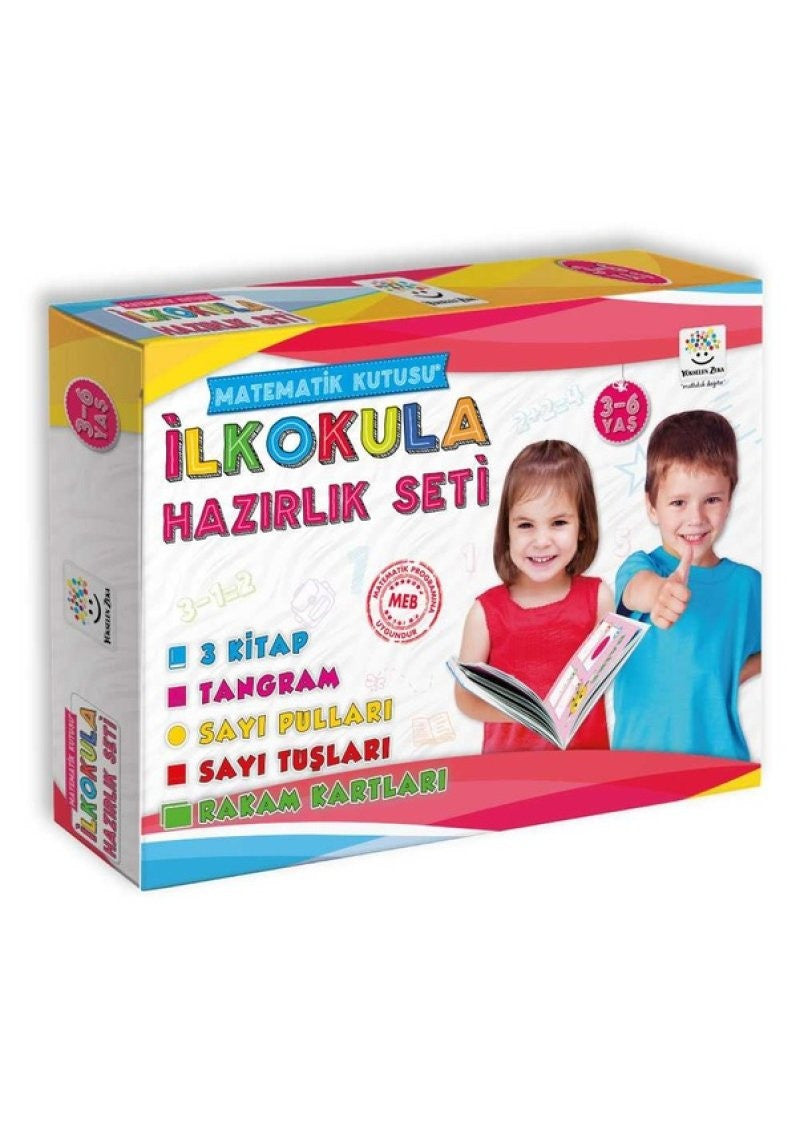 3-6 Yaş İlkokula Hazırlık Seti - Matematik Kutusu kitap kapağı