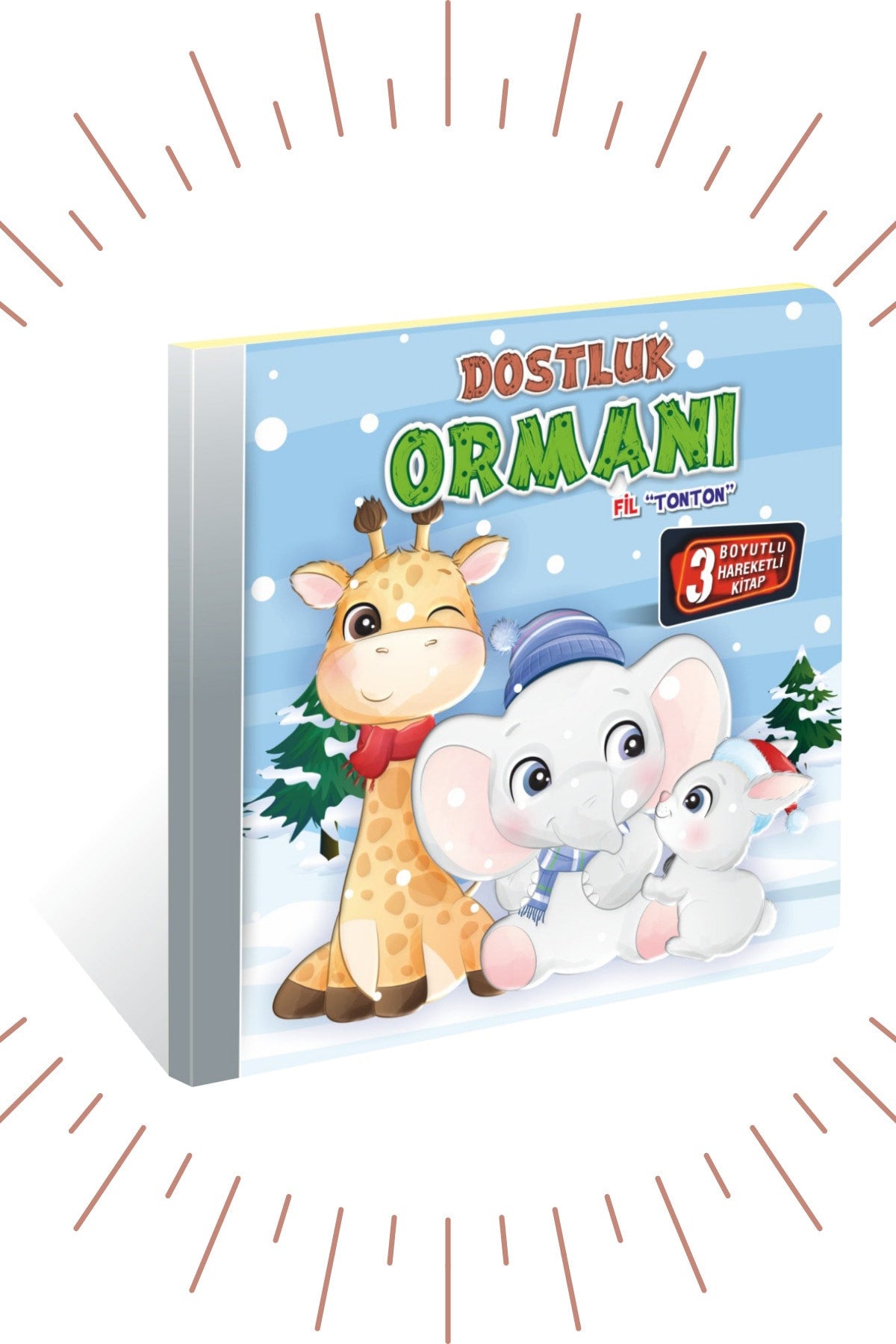 3 Boyutlu Ve Hareketli Kitaplar 2 "dostluk Ormanı Fil Tonton" Pop-up Kitap kitap kapağı