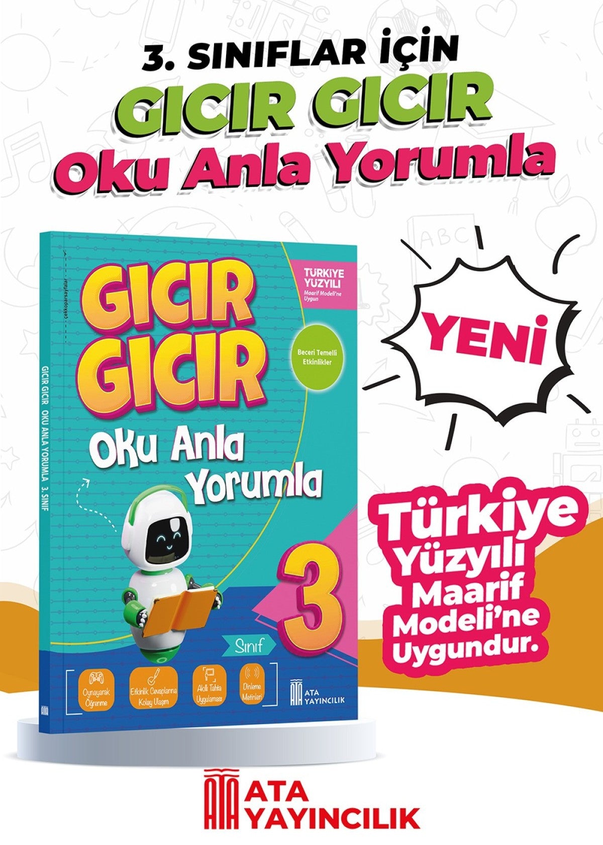 3. Sınıf Gıcır Gıcır Oku Anla Yorumla kitap kapağı