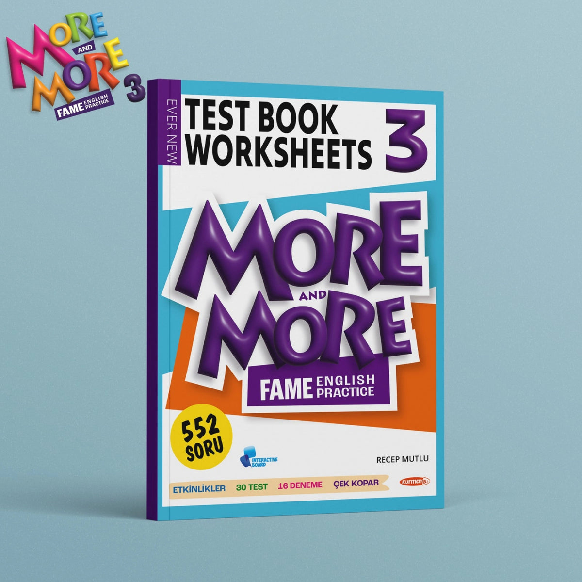 3. Sınıf More and More Fenomen Worksheets Testbook Maarif kitap kapağı