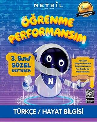 Netbil Yayıncılık 3. Sınıf Öğrenme Performansım Sözel Defterim - Kolektif kitap kapağı