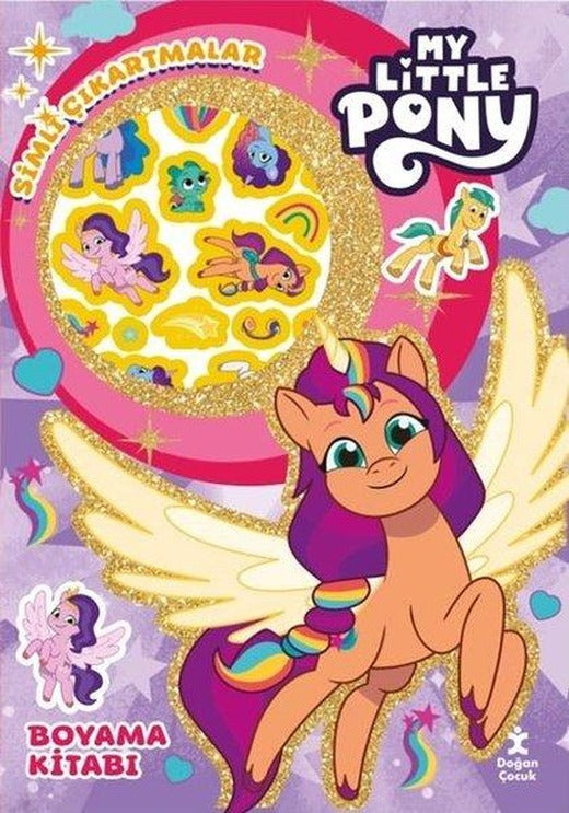 My Little Pony - Star Simli Çıkartmalı Boyama Kitabı | Doğan Çocuk (İnce Kapak)