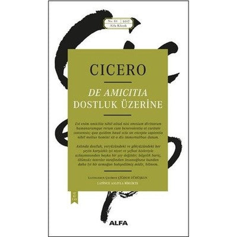 Dostluk Üzerine | Alfa Yayıncılık