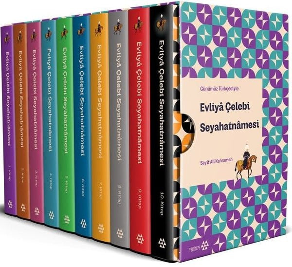 Evliya Çelebi Seyahanatnamesi Seti - 10 Kitap Takım | Yeditepe Yayınevi (İnce Kapak)