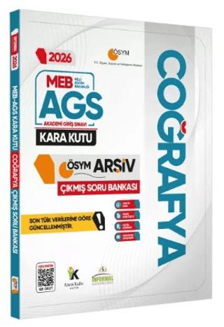 2026 MEB-AGS COĞRAFYAnın Kara Kutusu ÖSYM Çıkmış Soru Havuzu Bankası Konu Özetli Dijital Çözümlü | Karakutu Yayın (Ciltsiz) - Resim 1