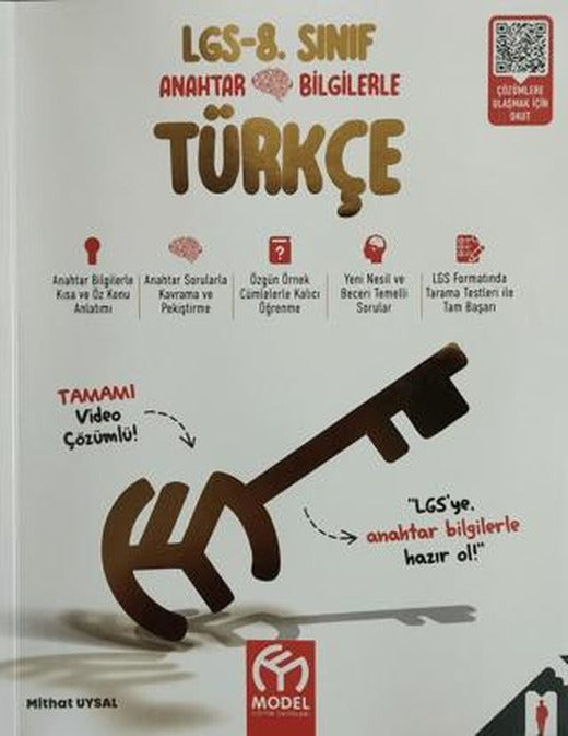 8. Sınıf LGS Anahtar Bilgilerle Türkçe | Model Eğitim Yayıncılık (Ciltsiz)