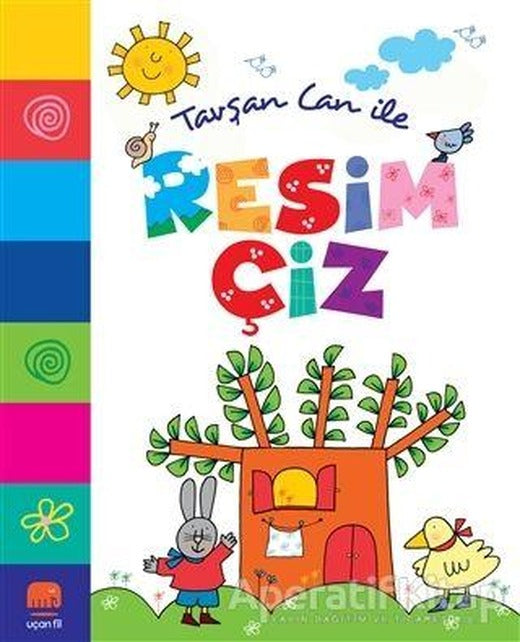 Tavşan Can İle Resim Çiz - Nicoletta Costa - Uçan Fil Yayınları