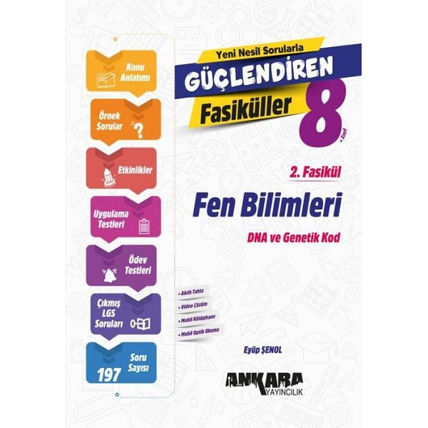 8. Sınıf Fen Bilimleri Güçlendiren 2. Fasikül | Ankara Yayıncılık (İnce Kapak)