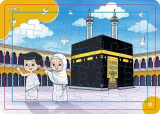 4-6 Yaş Değerli Mekanlar Kabe Puzzle 30 Parça | Türkiye Diyanet Vakfı Yayınları - Resim 1