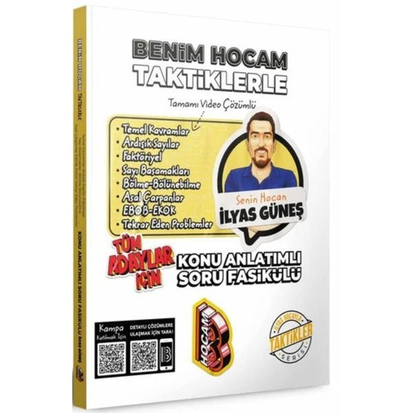 2022 Tüm Adaylar İçin Taktiklerle Temel Kavramlar ve Sayılar Konu Anlatımlı Soru Fasikülü | Benim Hocam Yayınları (İnce Kapak)