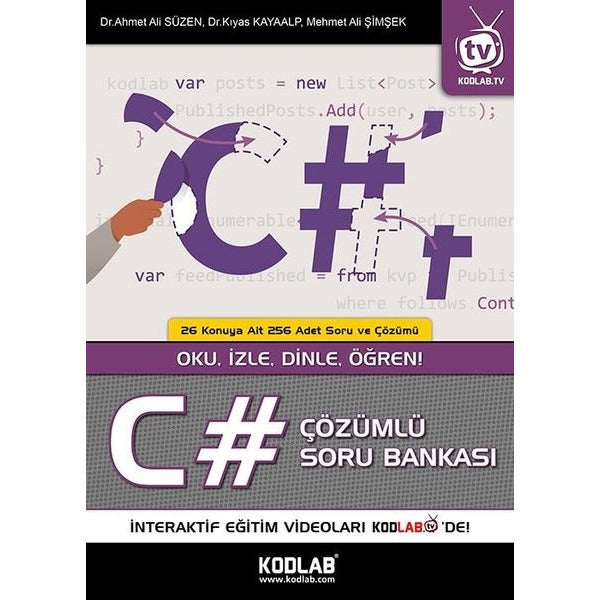 C# Çözümlü Soru Bankası | Kodlab (e-Kitap)