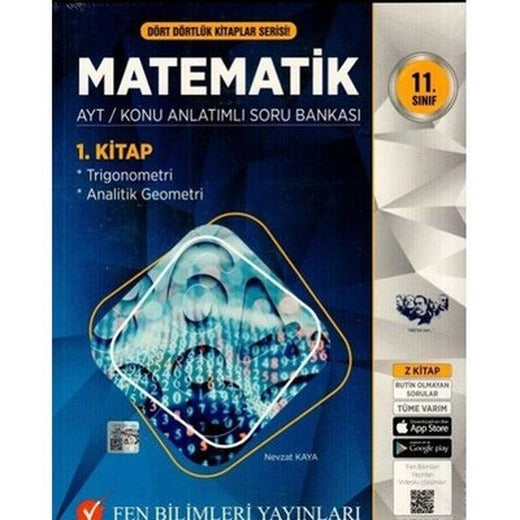 11.Sınıf Matematik Konu Anlatımlı Soru Bankası Seti | Fen Bilimleri Yayınları (İnce Kapak)