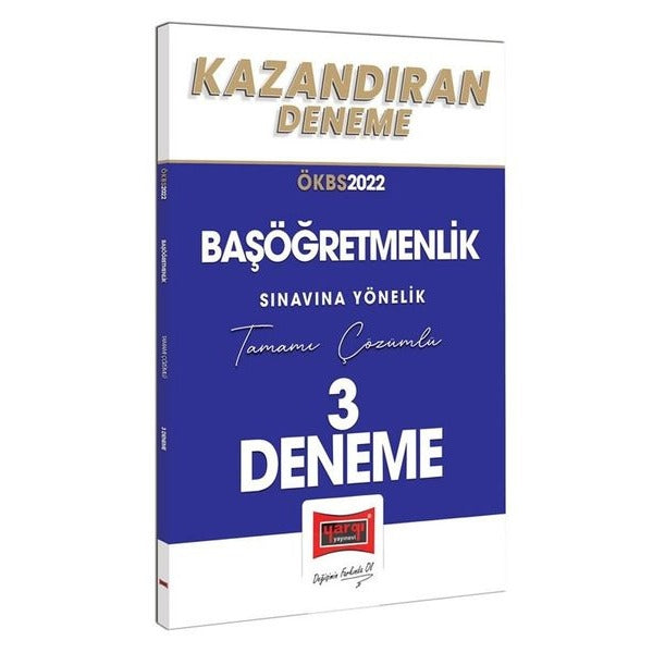 2022 Başöğretmenlik Sınavına Yönelik Tamamı Çözümlü Kazandıran 3 Deneme | Yargı Yayınları (İnce Kapak)