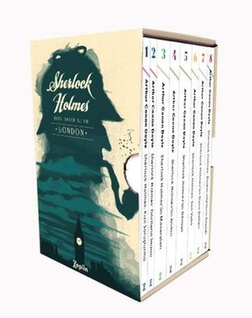 Sherlock Holmes Seti-8 Kitap Takım | Zeplin Kitap