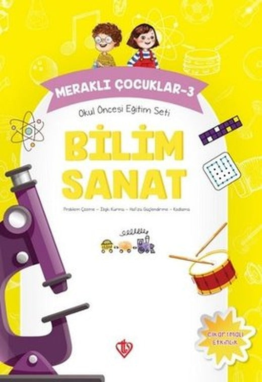Meraklı Çocuklar 3 - Okul Öncesi Eğitim Seti - Bilim Sanat | Türkiye Diyanet Vakfı Yayınları
