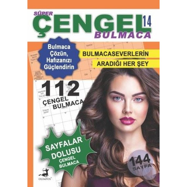 Süper Çengel Bulmaca - 14 | Olimpos Yayınları (İnce Kapak)