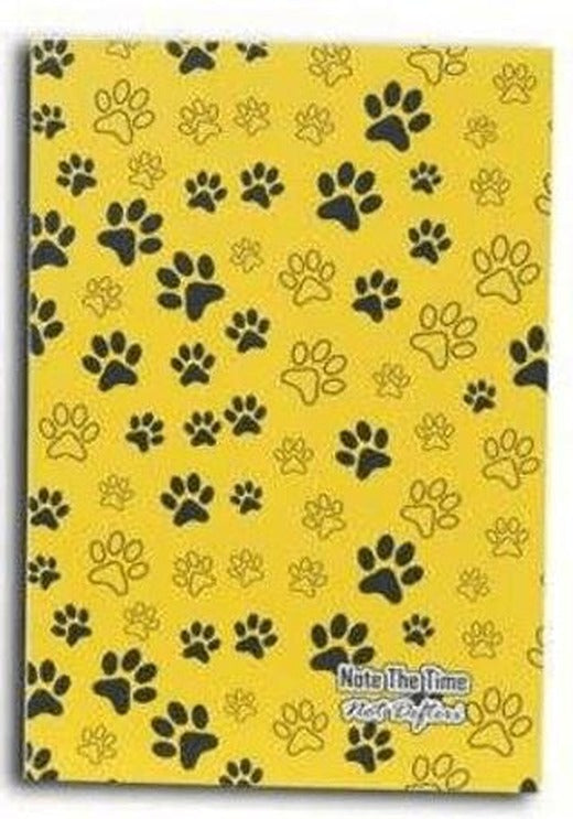 Cute Paws Patterns Not Defteri | Note The Time