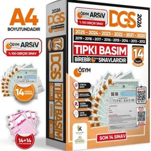 2026 DGS Çıkmış Soru Tıpkı Basım ÖSYM TAM Kitapçık SAY-SÖZ-TM 14lü Deneme D. Çözümlü Türkiye Geneli