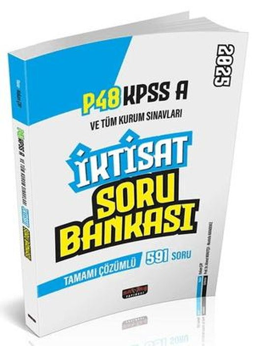 P48 KPSS A Grubu İktisat Soru Bankası | Savaş Yayınevi (Ciltsiz)