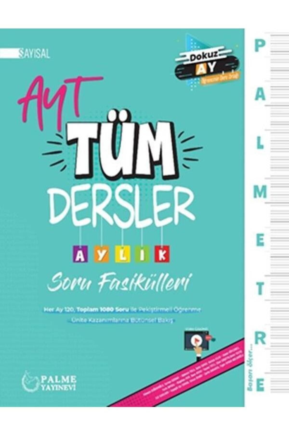 Palmetre AYT Sayısal Tüm Dersler Aylık Çalışma Fasikülleri | Palme Yayınları (Ciltsiz)
