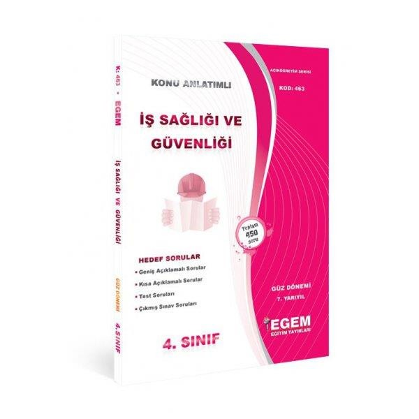 İş Sağlığı Ve Güvenliği Konu Anlatımlı Soru Bankası - Güz Dönemi 7. Yarıyıl Kod: 463