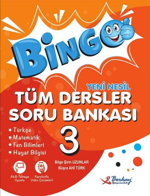 3.Sınıf Tüm Dersler Bingo Soru Bankası | Berkay Yayıncılık (İnce Kapak)