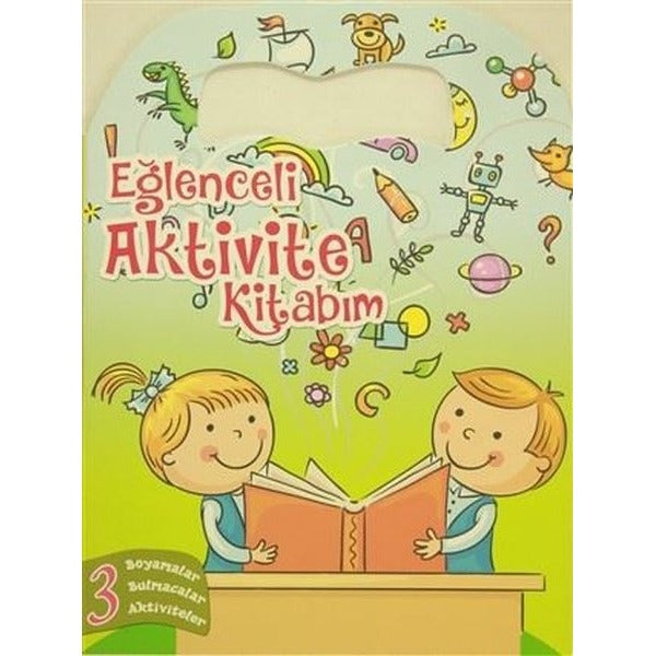 Eğlenceli Aktivite Kitabım 3 - Yeşil Kitap | Revzen Kitap (Ciltsiz)