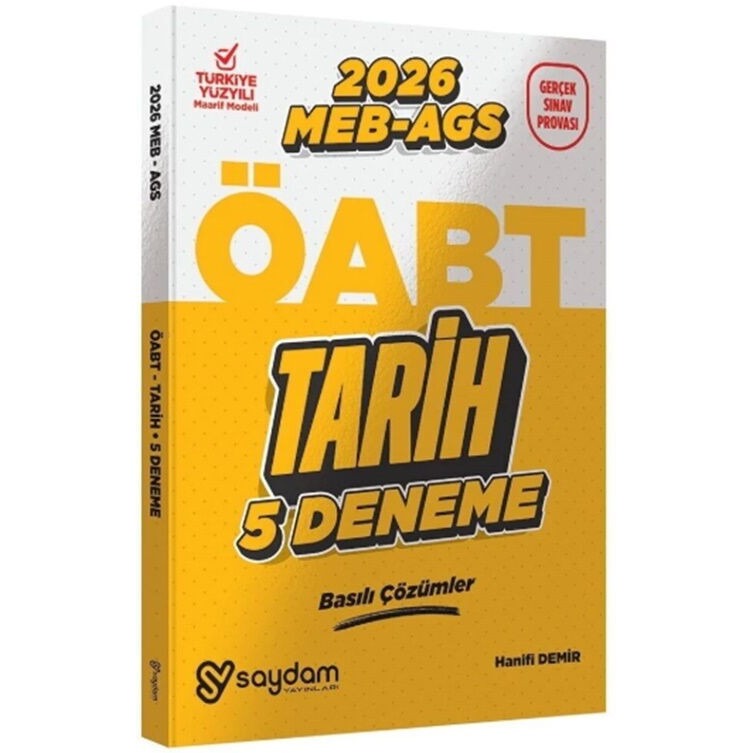 2026 ÖABT MEB-AGS Tarih Öğretmenliği 5 Deneme Çözümlü