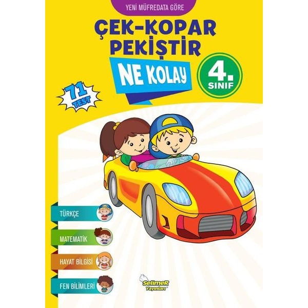 Ne Kolay 4.Sınıf Çek - Kopar - Pekiştir | Selimer (İnce Kapak)