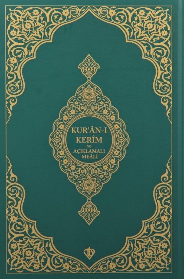 Kur'an-ı Kerim ve Açıklamalı Karşılıklı Meali Roman Boy - Yeşil | Türkiye Diyanet Vakfı Yayınları