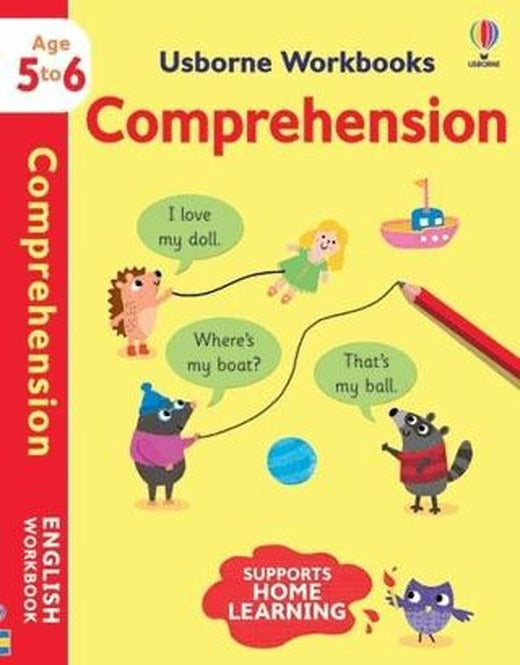 Usborne Workbooks Comprehension 5-6 | Usborne (Ciltsiz)