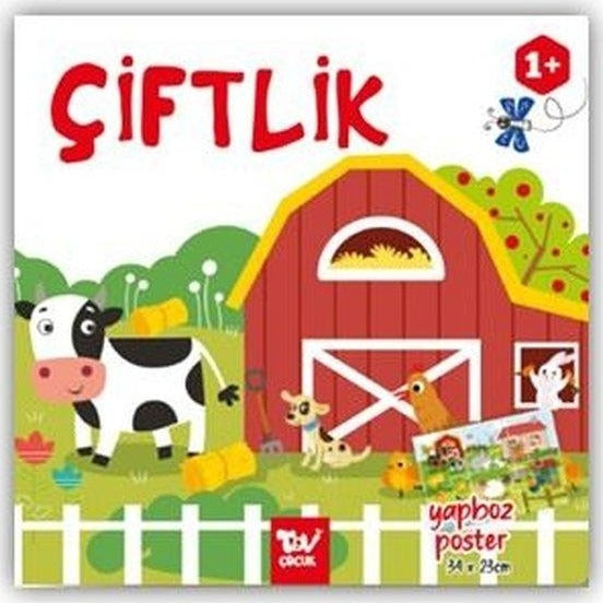 Çiftlik - Yapboz Poster Kitap | Türkiye Diyanet Vakfı Yayınları (Ciltli)