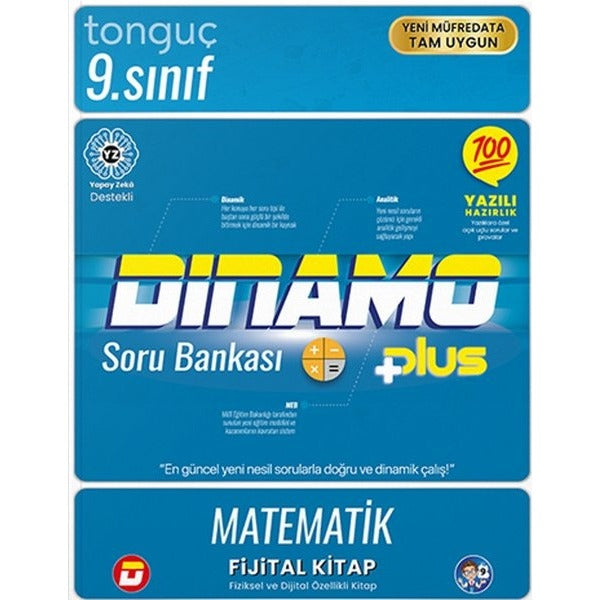 9. Sınıf Dinamo Matematik Soru Bankası | Tonguç Akademi (İnce Kapak)