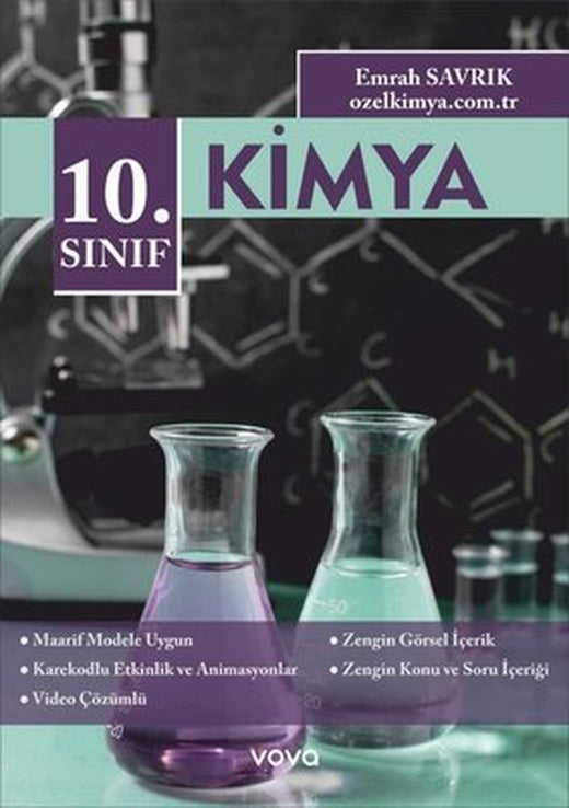 10.Sınıf Kimya | Vova Yayınları (İnce Kapak)