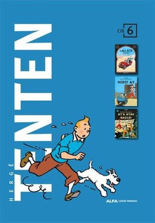 Tenten Cilt 6 - Üç Kitap Bir Arada - Kutulu | Alfa Yayınları