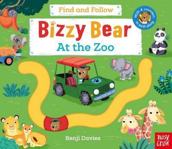Bizzy Bear: Find And Follow At The Zoo | Nosy Crow (Ciltli)